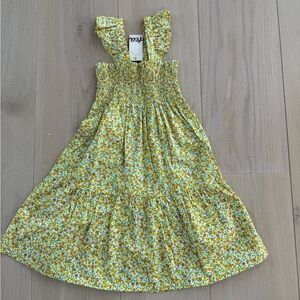 NWT tea collection Floral Yellow Dress 4T